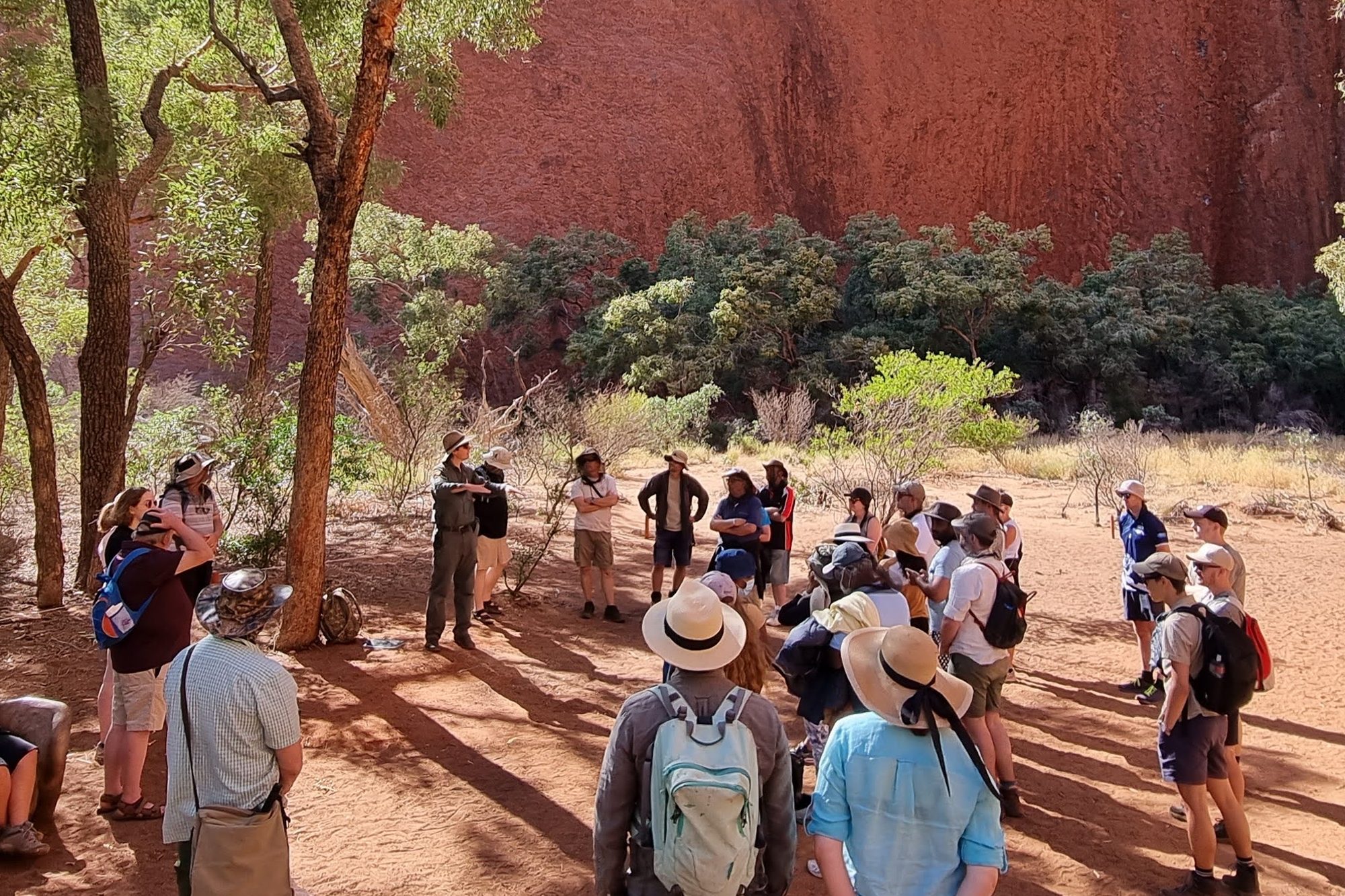 A self drive Uluru Itinerary should include the free Ranger Guided Mala Walk