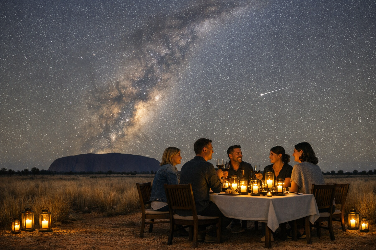 Uluru Dinner under the stars